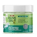 Olive Oil Max Moisture Nourish & Shine Strong Hold Edge Gel with Rice Water & Electrolytes 4 Oz Beauty & Personal Care Olive Oil