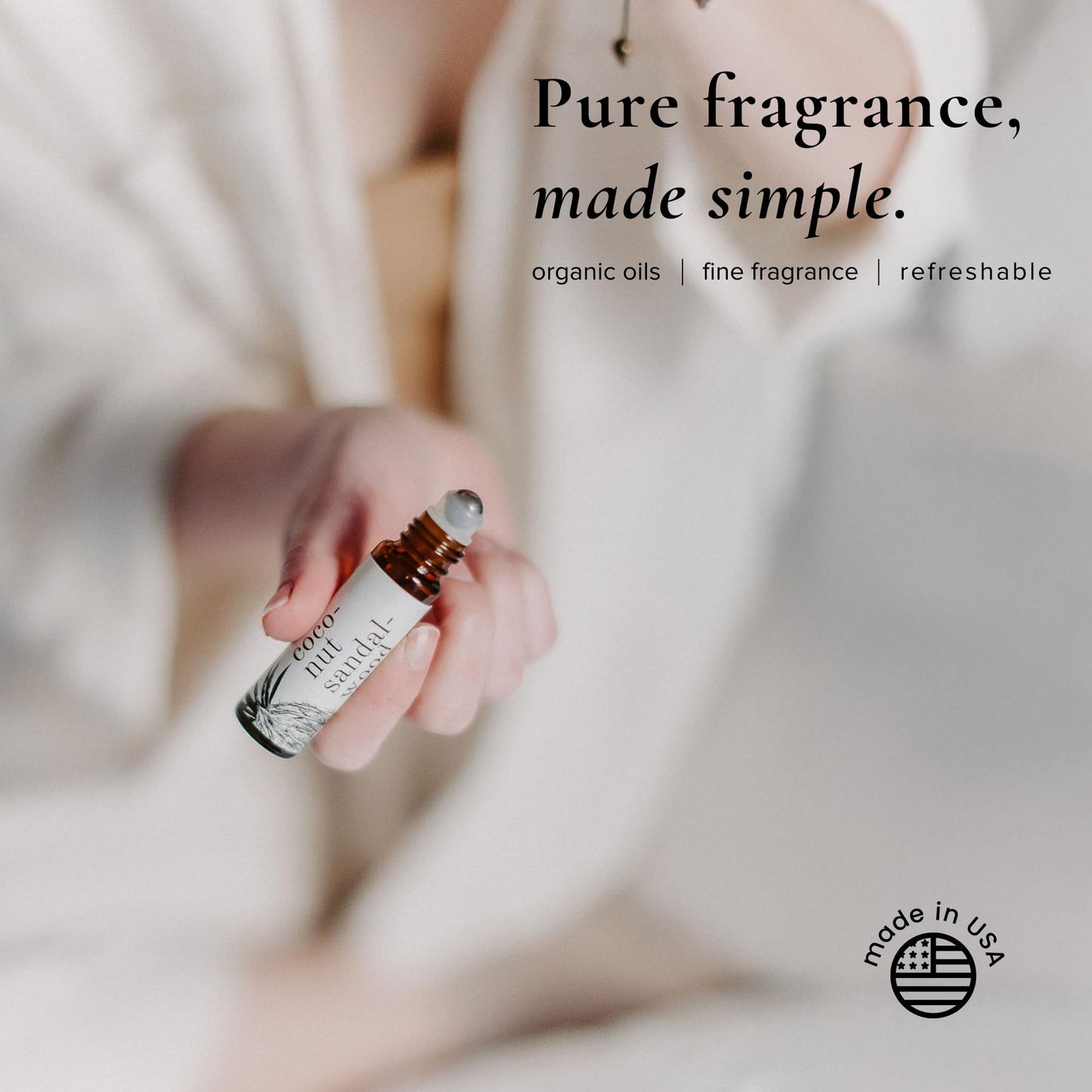 BROKEN TOP - Roll On Perfume | Essential Oil Perfume | Jojoba & Essential Oil Eau de Parfum | Natural, Vegan (Coconut Sandalwood) Beauty & Personal Care BROKEN TOP