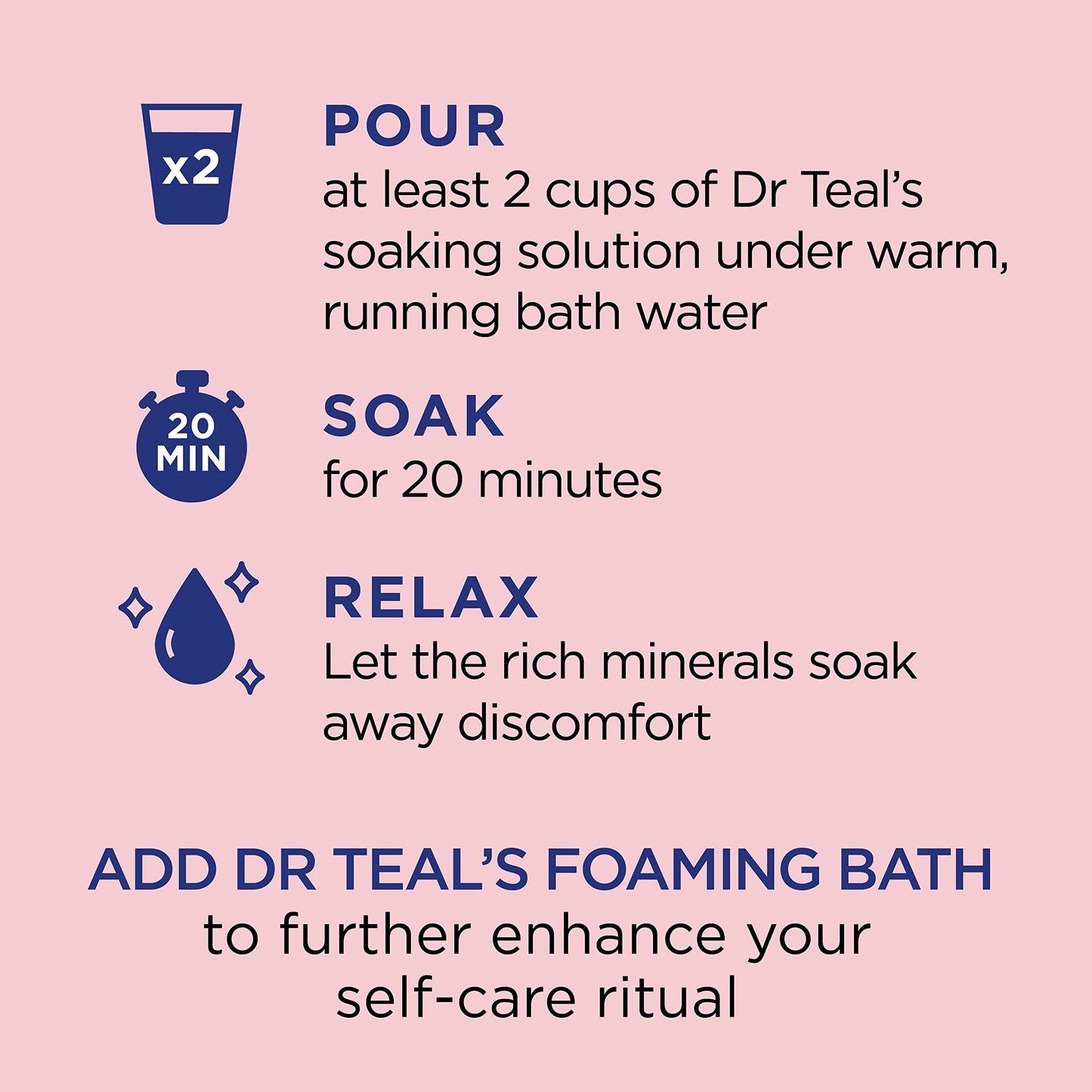 Dr Teal's Pure Epsom Magnesium Salt Soak, Fragrance Free, 6 lbs (Pack of 6) Beauty and Personal Care Dr Teal's