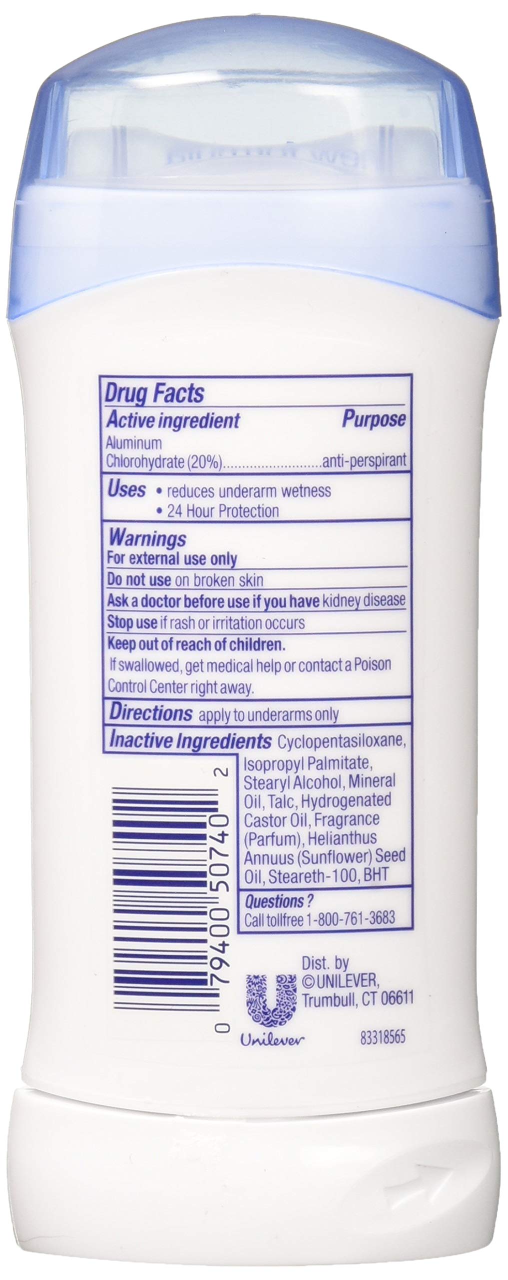ZDove Anti-Perspirant Deodorant - Sensitive Skin, 2.60 Oz (Pack of 3) Beauty and Personal Care Unilever