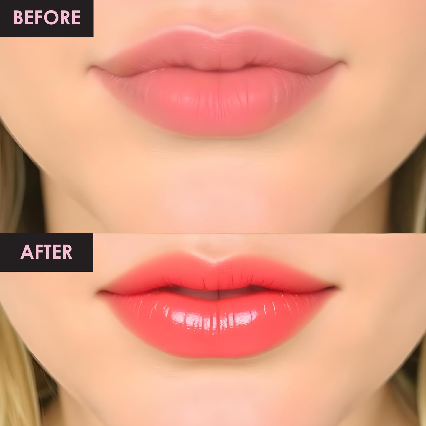 Peptide Glow Lip Serum Set by Market Fresh Beauty - Double Dose Hydrating Lip Care, Cherry & Strawberry Flavors, Vegan, Cruelty-Free, Clean Beauty and Personal Care Market Fresh Beauty