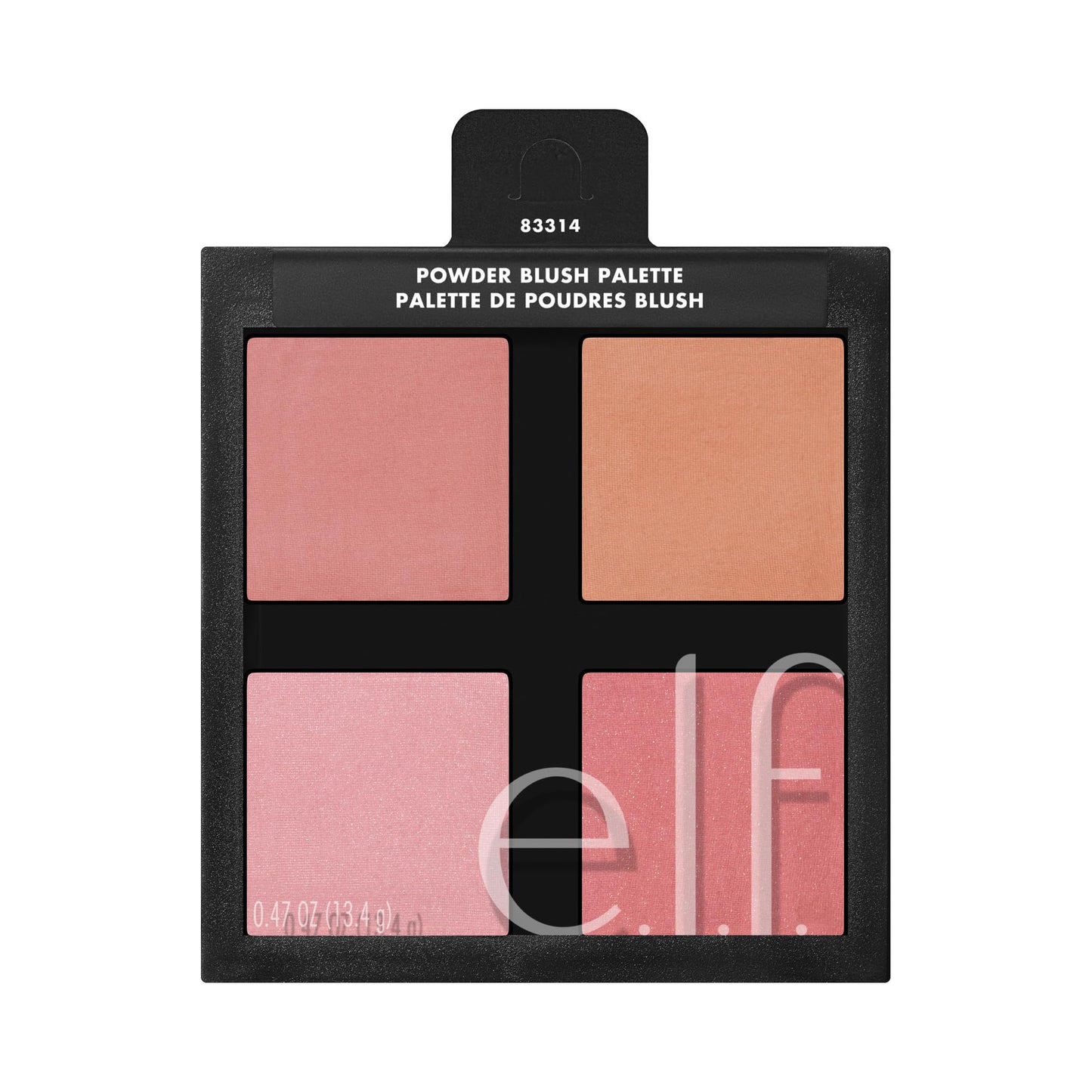 e.l.f. Cosmetics Powder Blush Palette, Four Blush Shades for Beautiful, Long-Lasting Pigment, Light Beauty & Personal Care e.l.f.