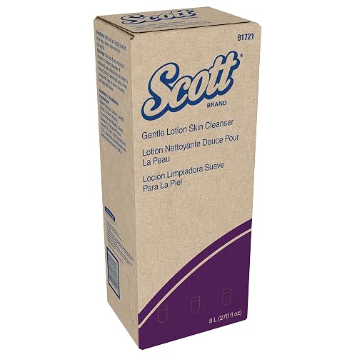 Scott Professional Gentle Lotion Skin Cleanser (91721), 8.0 L, Pink, Floral Scent (2 Bottles) Beauty & Personal Care Scott Professional