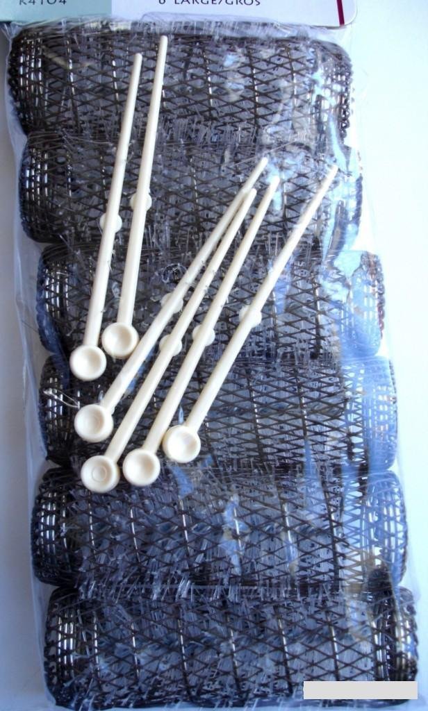 2 Pack HAIR STYLING BRUSH ROLLERS & PINS Hair Curlers 7/8" x 3" Bristles (12 Rollers) Beauty & Personal Care Ameliana