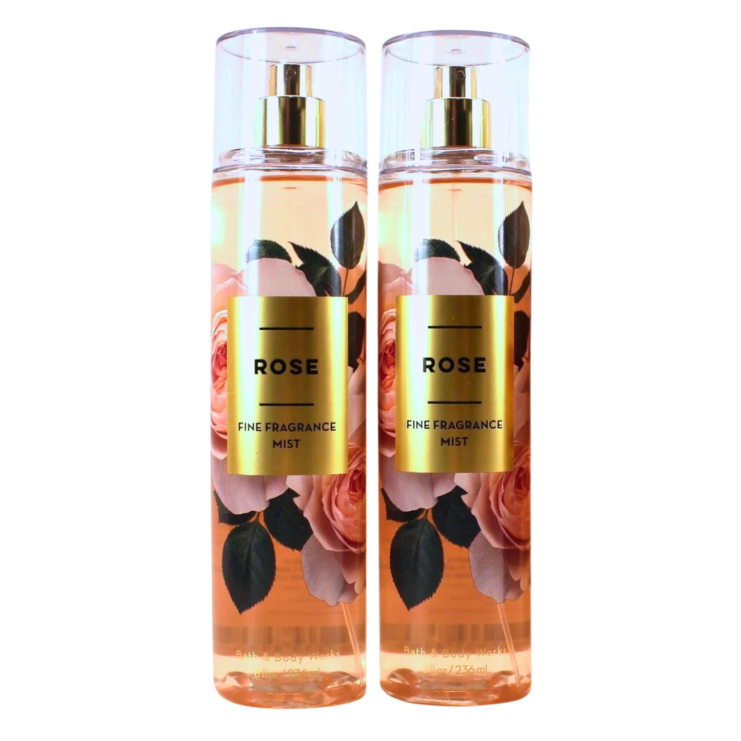 Bath & Body Works Fine Fragrance Mist, Set of 2 Bottles, 8oz Per Bottle (Rose) Beauty & Personal Care Bath & Body Works