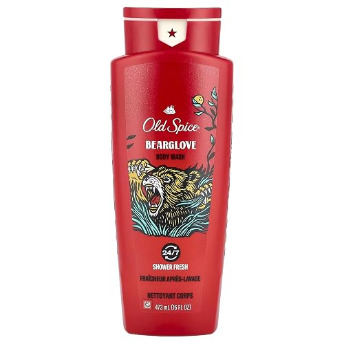 Old Spice Wild Collection Bodywash, Bearglove 16 oz (Pack of 4) Beauty & Personal Care Old Spice