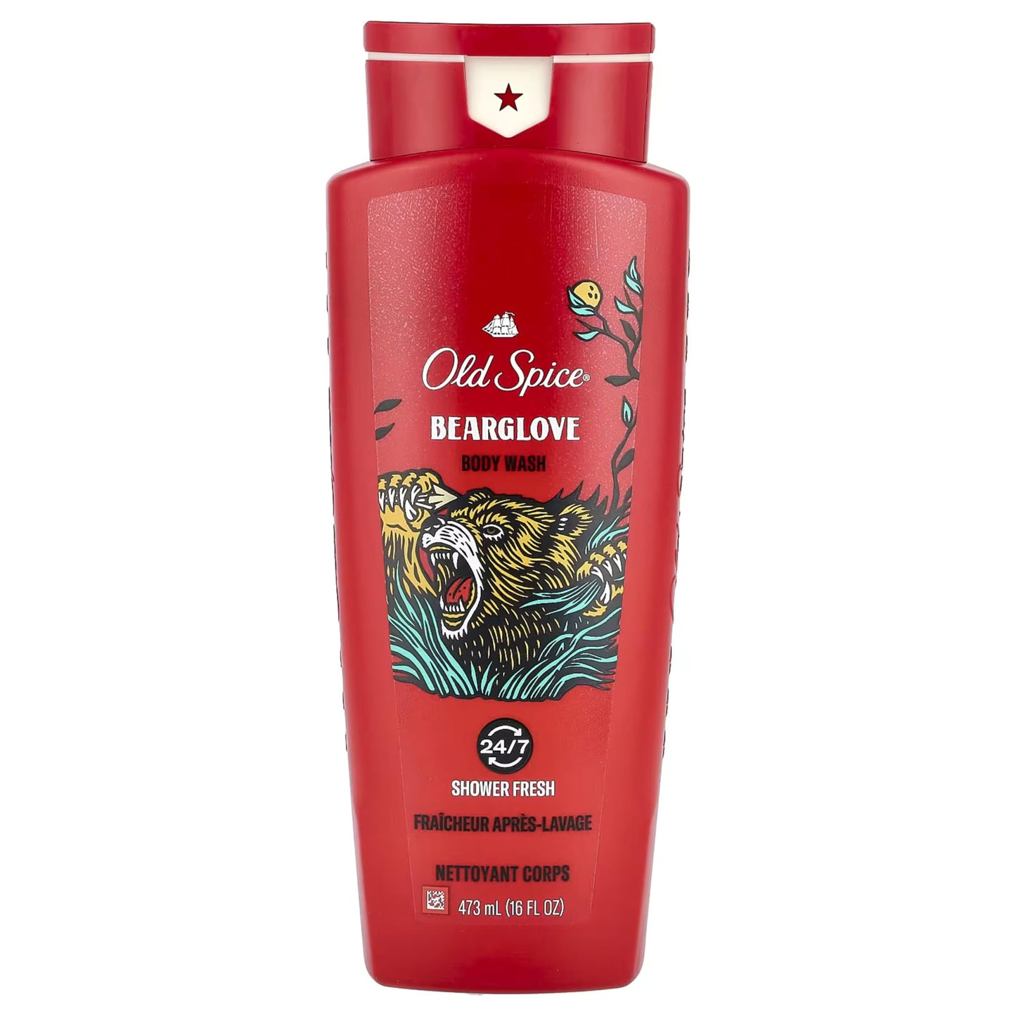 Old Spice Wild Collection Bodywash, Bearglove 16 oz (Pack of 4) Beauty & Personal Care Old Spice