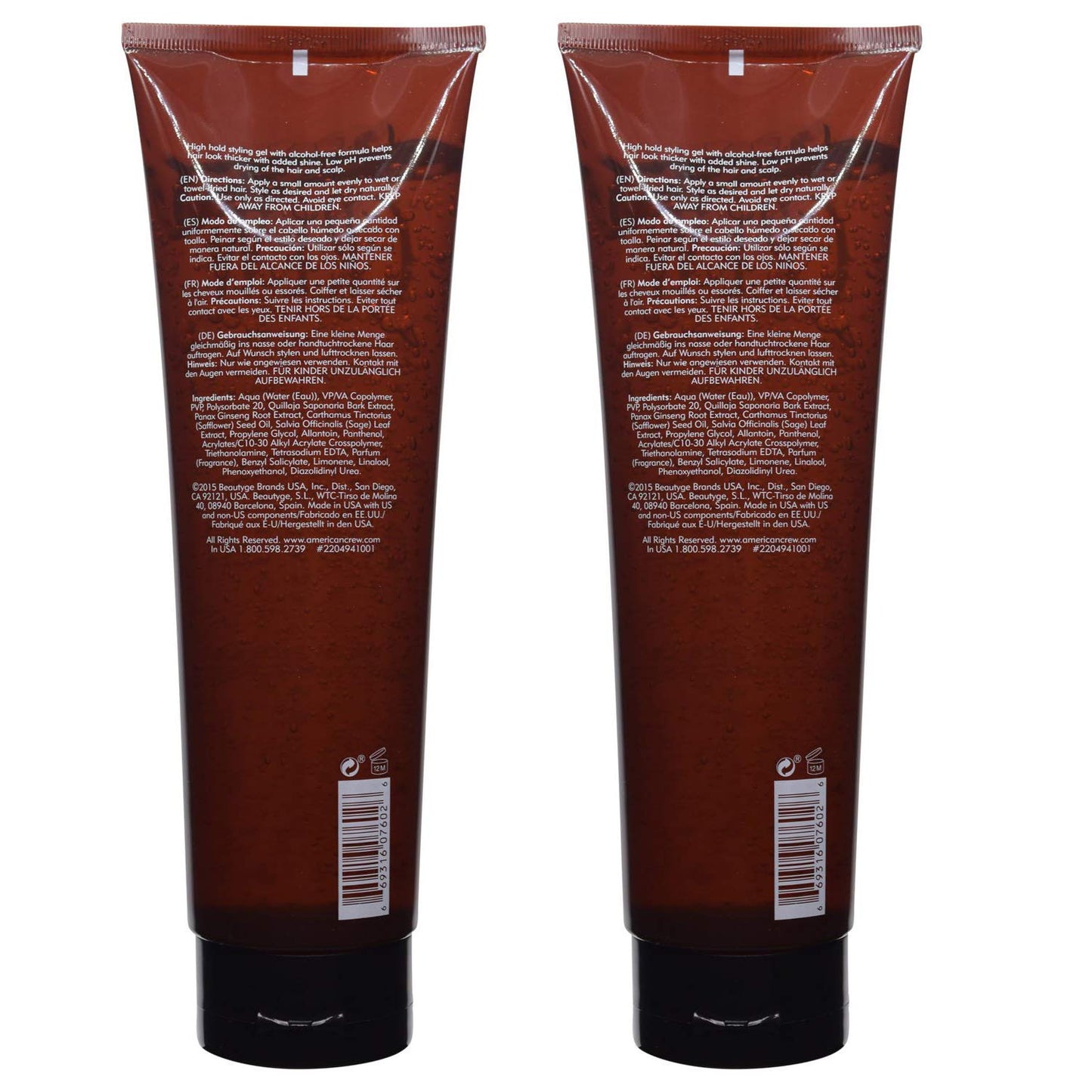 American Crew Firm Hold Styling Gel, 13.1 Fluid Ounce (Pack of 2) Beauty & Personal Care AMERICAN CREW