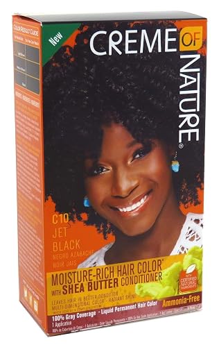 Creme Of Nature Color C10 Jet Black Kit (3 Pack) Beauty & Personal Care Creme of Nature