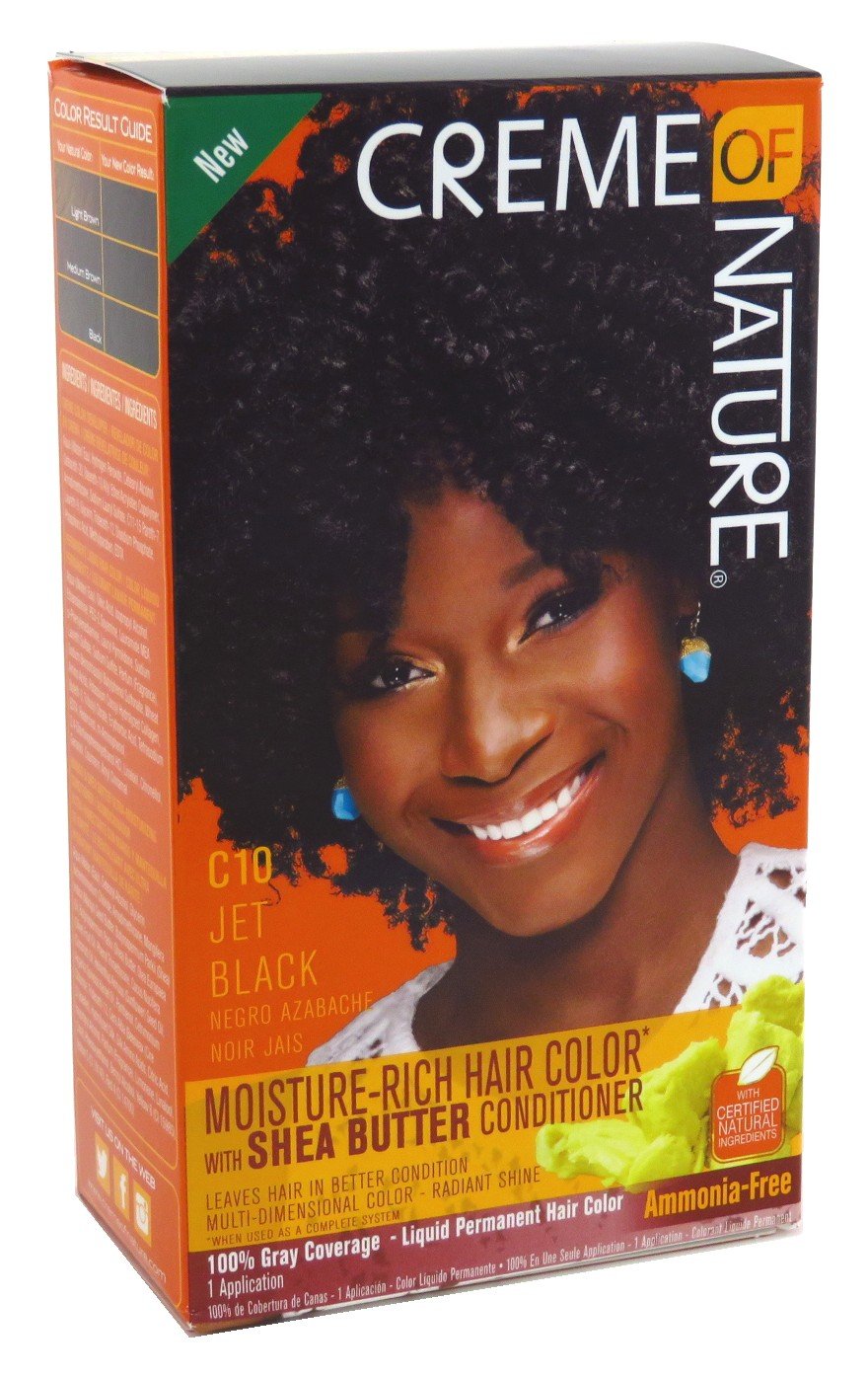 Creme Of Nature Color C10 Jet Black Kit (2 Pack) Beauty & Personal Care Creme of Nature