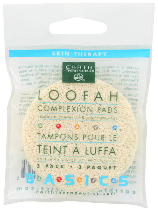 Earth Therapeutics, Complexion Pads Loofah, 3 Count Beauty and Personal Care Earth Therapeutics