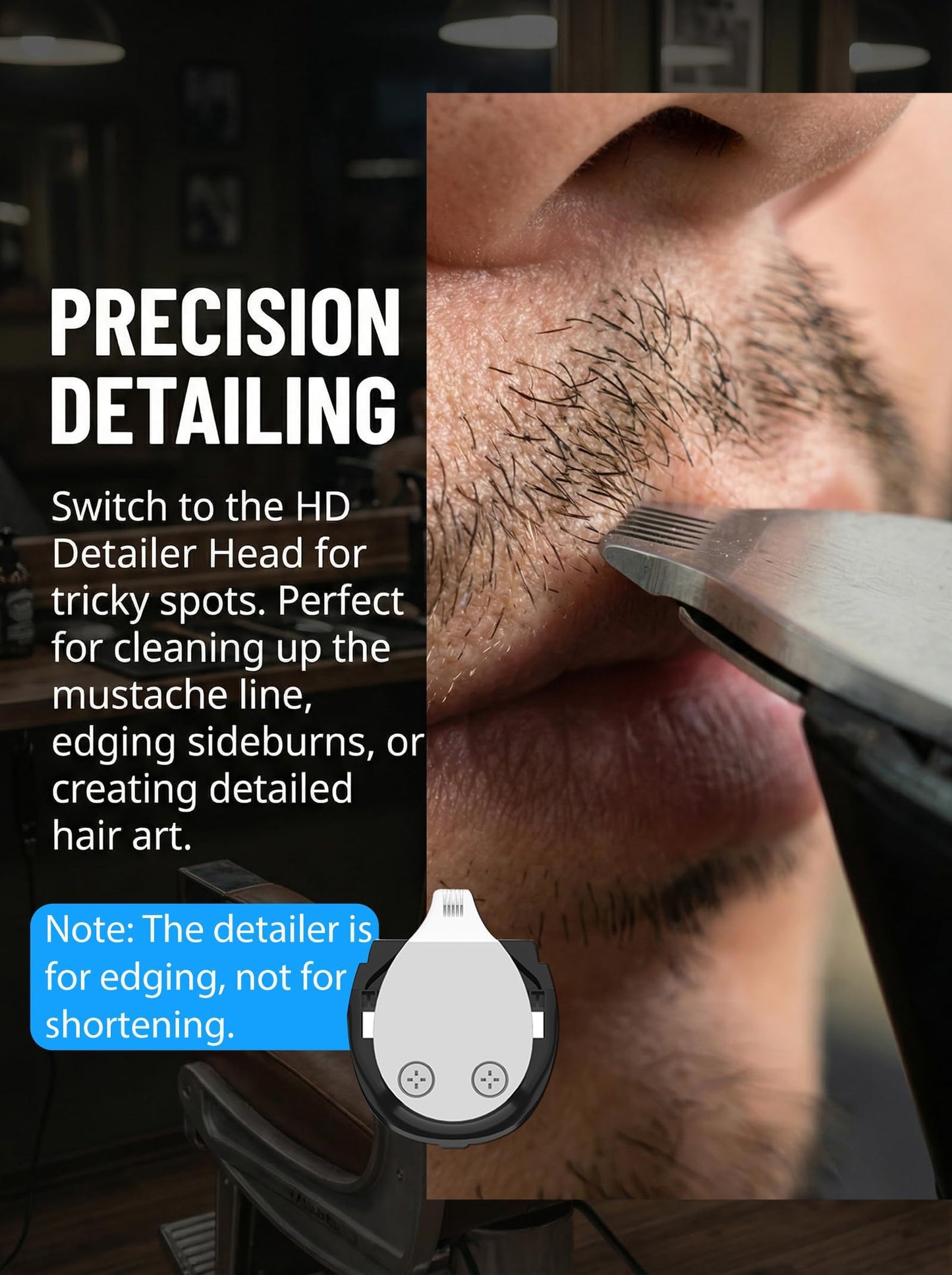 Beard Trimmer for Men, 120-Min Cordless Runtime, 0.5mm Precision Dial (40 Settings) - Constant Power Motor & IPX7 Waterproof Hair Clipper Kit Beauty and Personal Care Voukad
