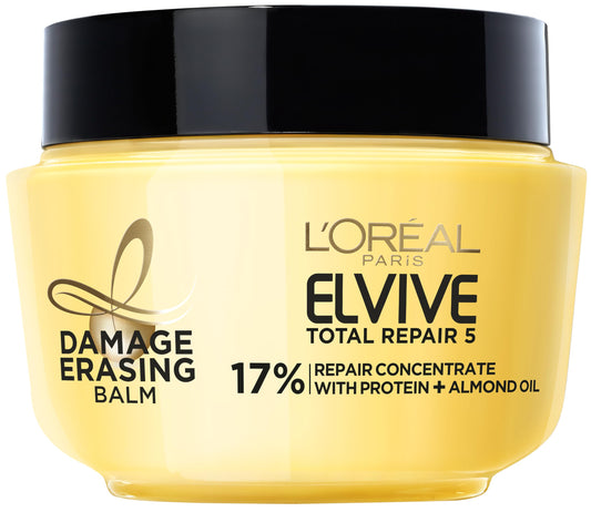 L'Oreal Paris Elvive Total Repair 5 Damage-Erasing Balm with Almond and Protein, 8.5 Ounce (Packaging May Vary) Beauty & Personal Care L'Oreal Paris