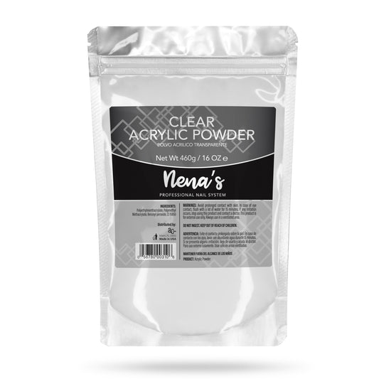 Nena's Superior Sculpting Powder Professional Acrylic Nail System Clear Blush Pink Medium Pink 16 oz 460 g (Clear) Beauty & Personal Care Nena's