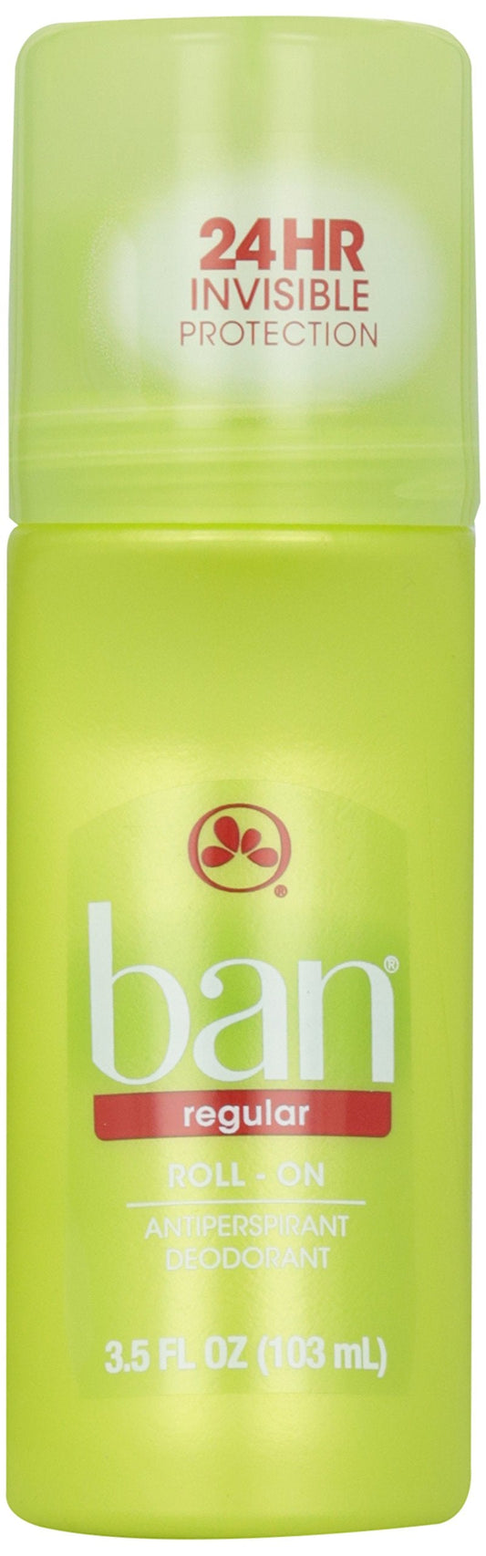 Ban Roll-On Antiperspirant Deodorant, Regular, 3.5 Fluid Ounce Beauty and Personal Care Ban