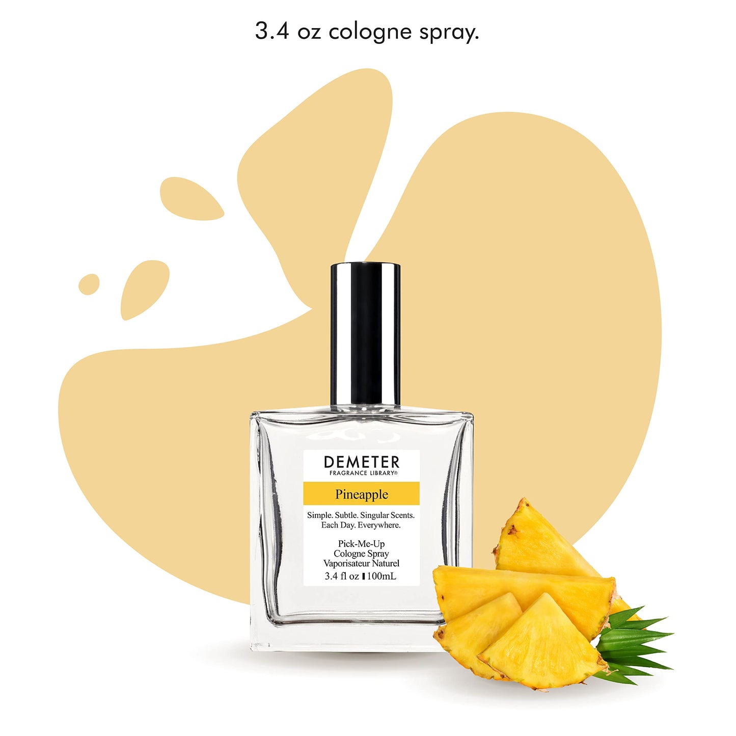 DEMETER Fragrance Library 3.4 oz Cologne Spray - Pineapple Beauty & Personal Care DEMETER