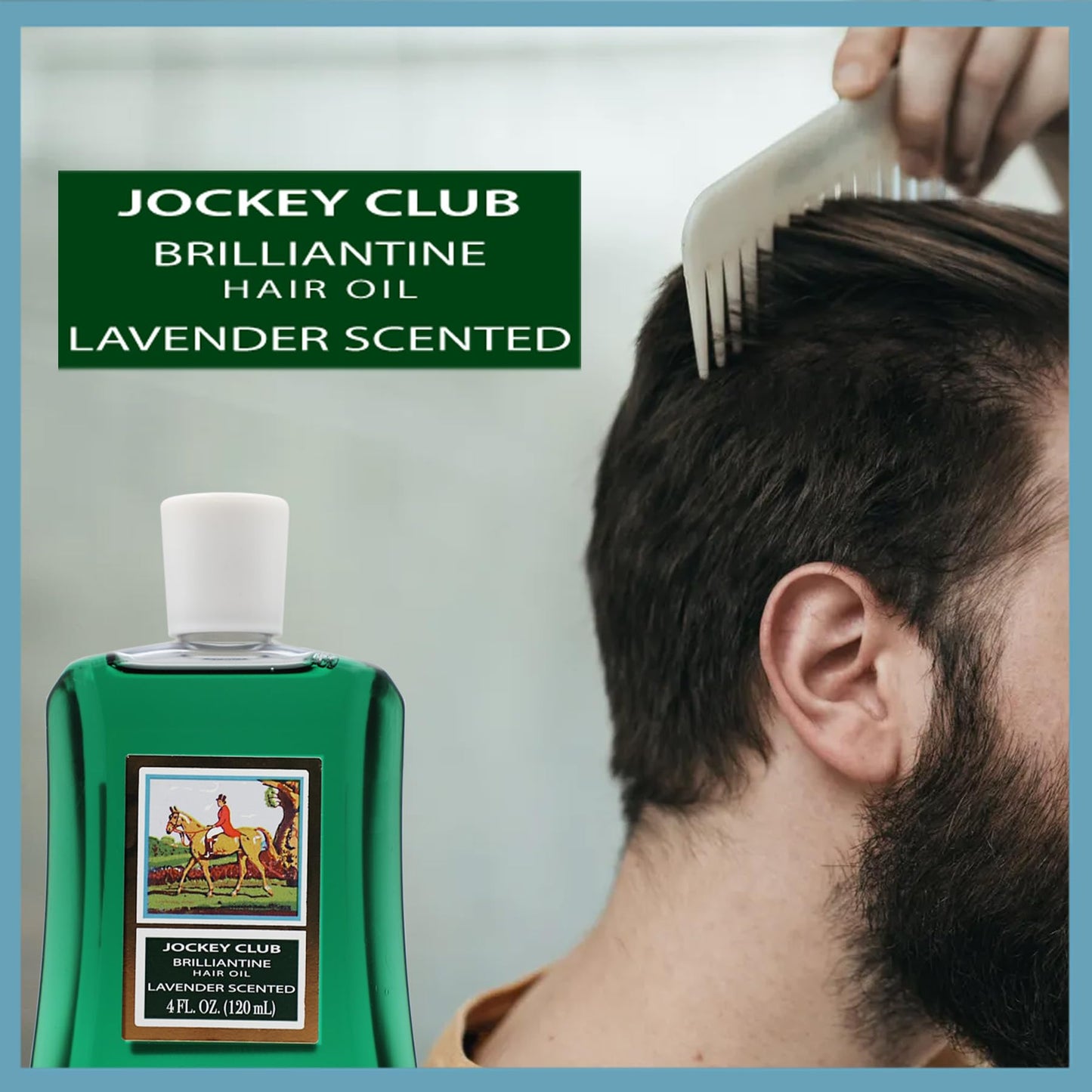 Jockey Club Liquid Brilliantine Hair Styling, Helps Softens All Hair Types, Lavender Scented 4 Fl Oz Plastic Bottle Beauty & Personal Care Midway Importing