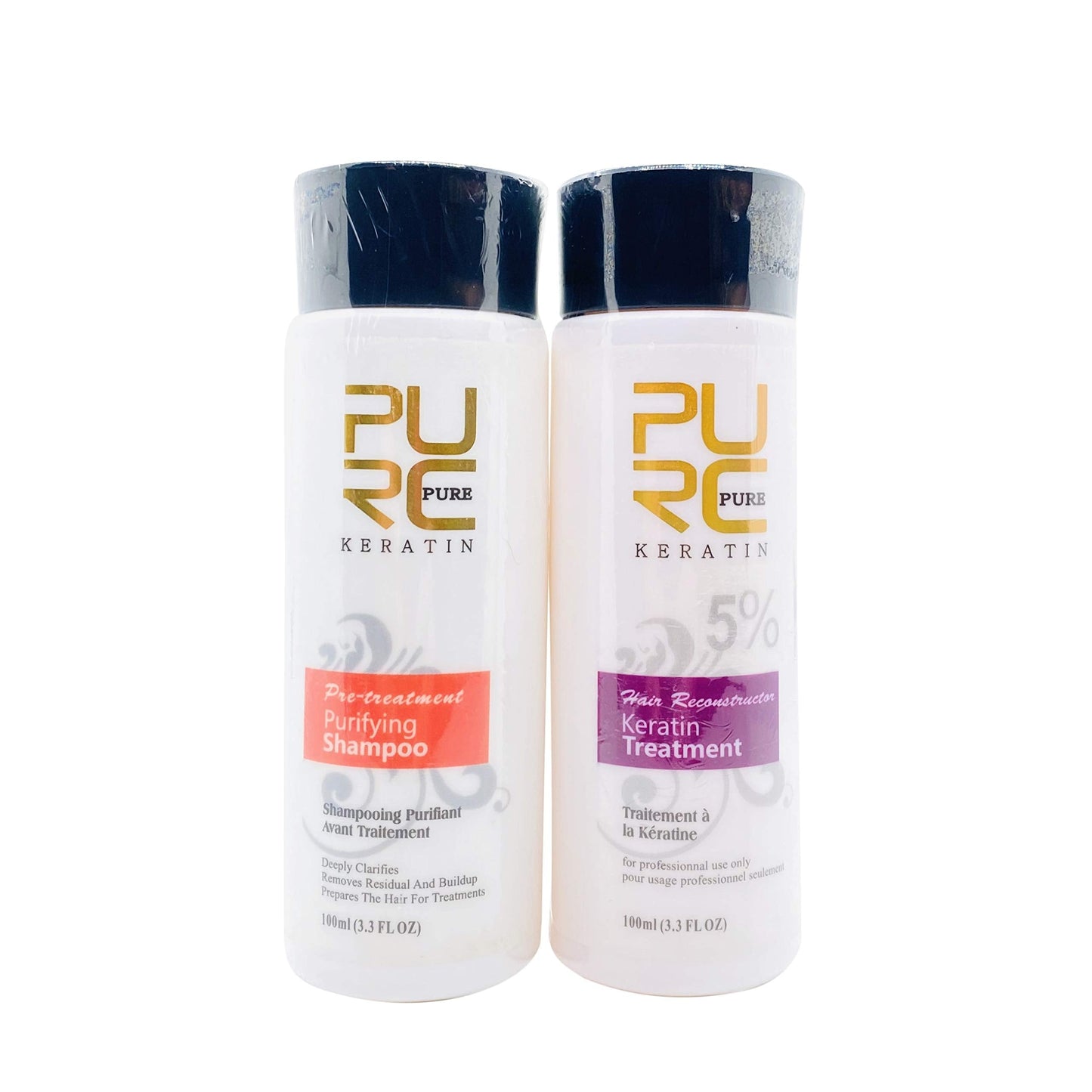 PURC Shampoo and Conditioner Treatment Pofessional 100ml White Beauty & Personal Care PURC