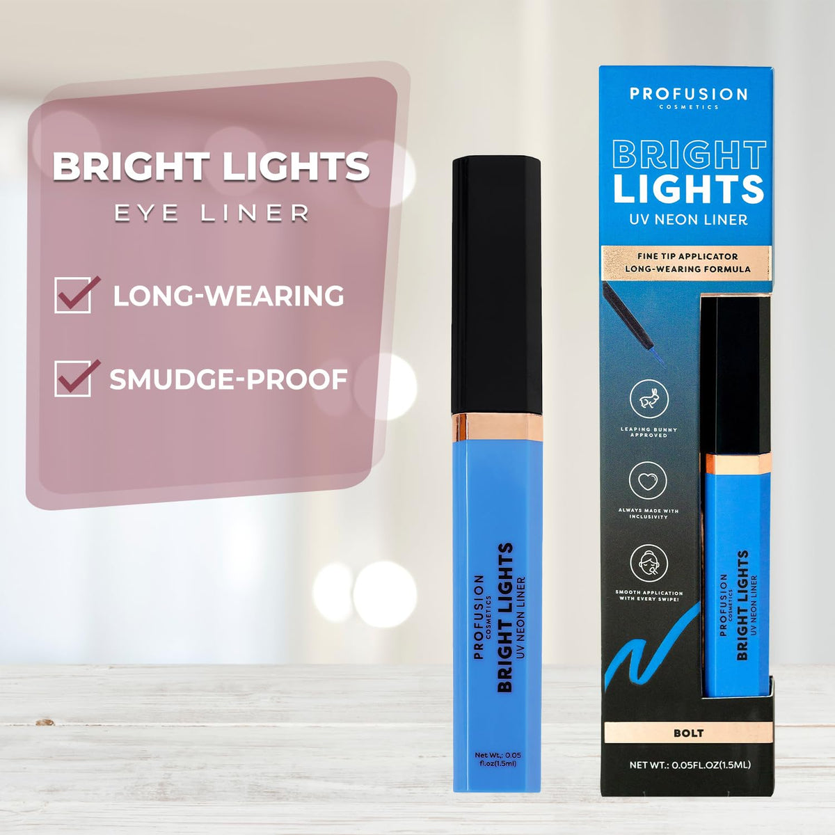 Profusion Cosmetics Bright Lights UV Neon & Pastel Eyeliner - Smudge-Proof, Long-Wearing Eye Liner with Precise Retractable Tip, Waterproof Beauty & Personal Care Profusion Cosmetics