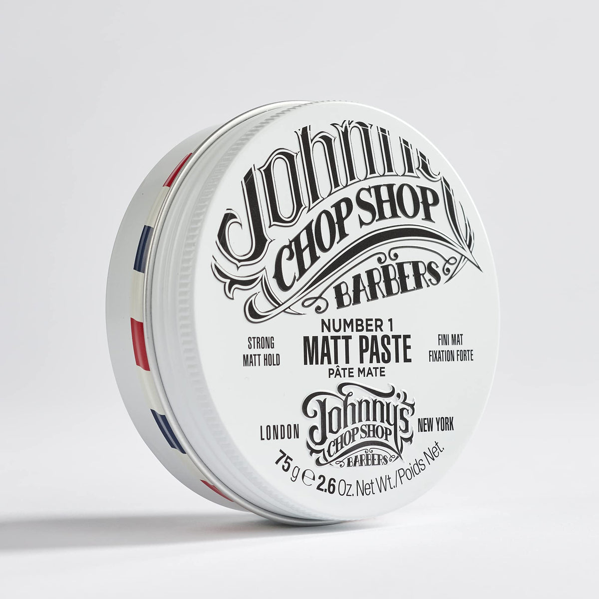 JOHNNY’S CHOP SHOP #1 Men's Hair Styling Matte Paste Pro-Quality Strong Hold, Lasting Texture, Natural Look Soybean Oil Protection & Hydration 2.6 oz Beauty & Personal Care Johnny's Chop Shop