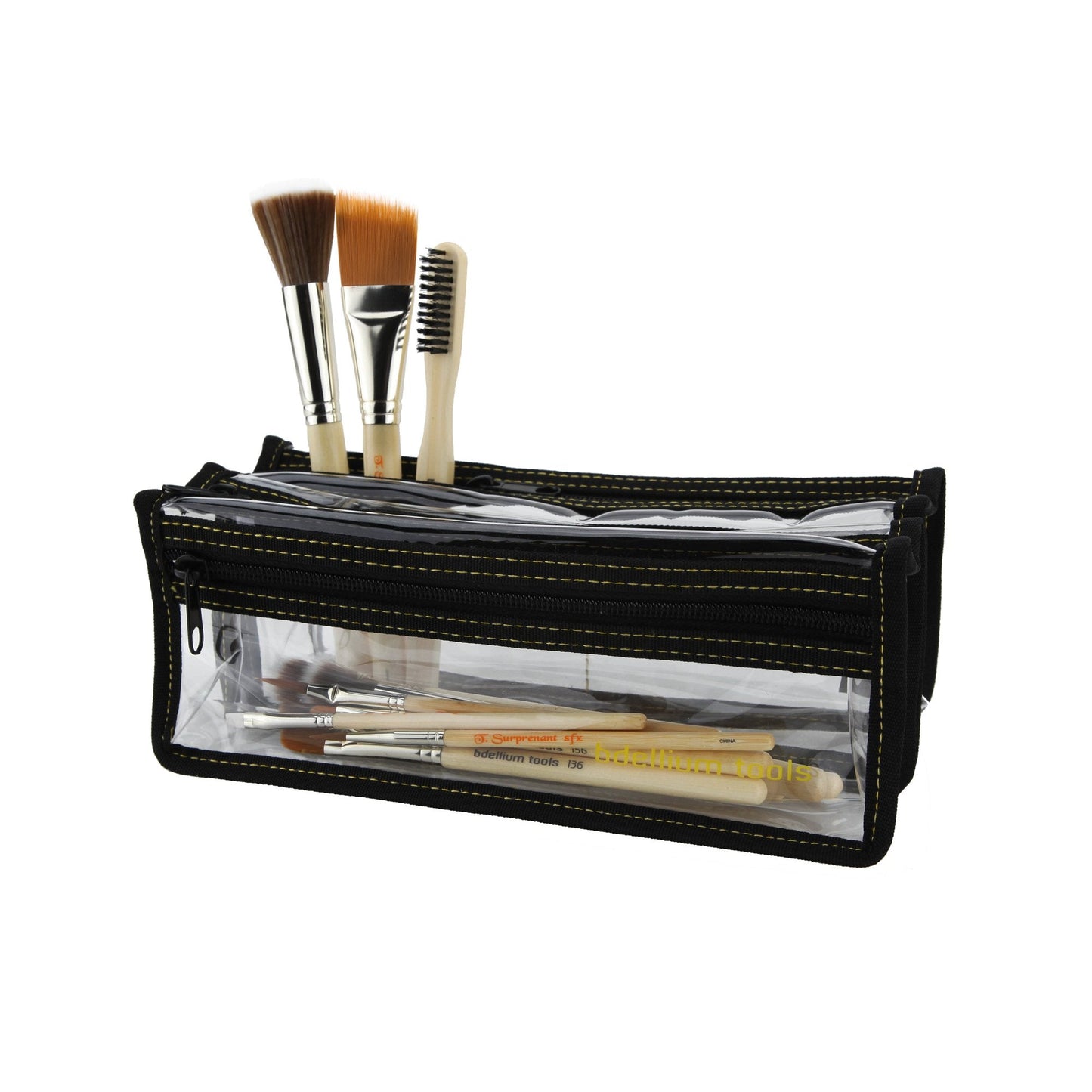 Bdellium Tools Professional Makeup Brush Special Effects SFX Series - 12 pc. Brush Set with Double Pouch (1st Collection) Beauty & Personal Care BDELLIUM TOOLS