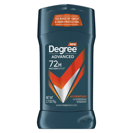 Degree Men Adventure Advanced Protection Antiperspirant Deodorant Stick, 2.7 oz (Pack of 18) Beauty and Personal Care Degree