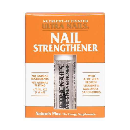 NaturesPlus Ultra Nails Nutrient-Activated Strengthener - .25 fl oz - Naturally Strengthens Nails & Cuticles - Conditions Nails With Aloe, Calendula Beauty & Personal Care NaturesPlus