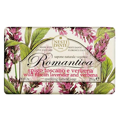 Nesti Dante Romantica Sparkling Natural Soap - Wild Tuscan Lavender & Verbena 250g/8.8oz Beauty & Personal Care Nesti Dante