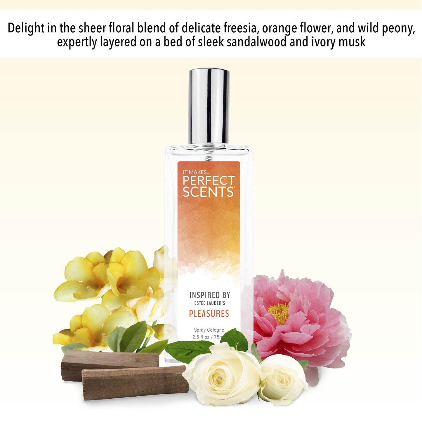 Perfect Scents Fragrance for Women 2.5oz – Inspired by Estee Lauder Pleasures, Vegan Eau de Toilette, Paraben & Phthalate Free Beauty & Personal Care Perfect Scents