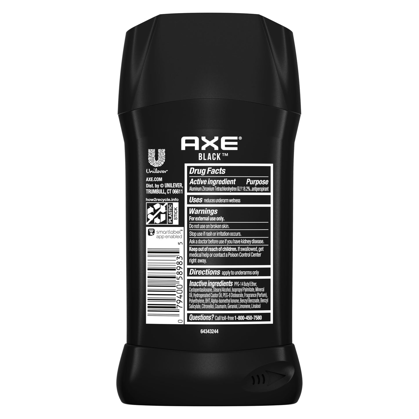 AXE Antiperspirant Stick for Men 12 Count Black 48 Hour Sweat and Odor Protection for Long Lasting Freshness, Frozen Pear & Cedarwood Men's Deodorant Beauty and Personal Care AXE