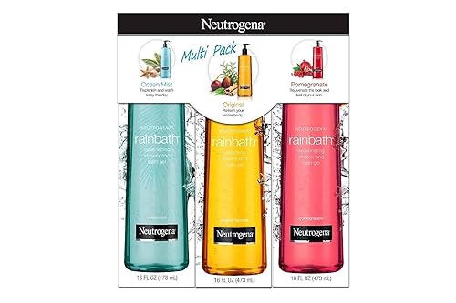 Neutrogena Rainbath Multi-Pack of 3, 1 Original Formula, 1 Pomegranate and 1 Ocean Mist, 16 fl oz bottles Beauty & Personal Care Neutrogena
