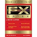 Liquid Latex - Face and Body Paint, Ammonia Free, Easy On and Off, Cosplay Makeup, Create Professional Monster, Zombie Arts 16 Oz (Red) Beauty & Personal Care Liquid Latex Fashions