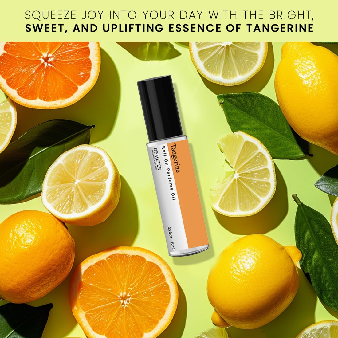 DEMETER Tangerine Roll On Perfume Oil, 0.33 Oz, Long-Lasting Beauty & Personal Care DEMETER