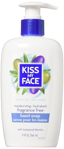Kiss My Face Hand Soap Fragrance-Free 9oz Pump Beauty & Personal Care Kiss My Face