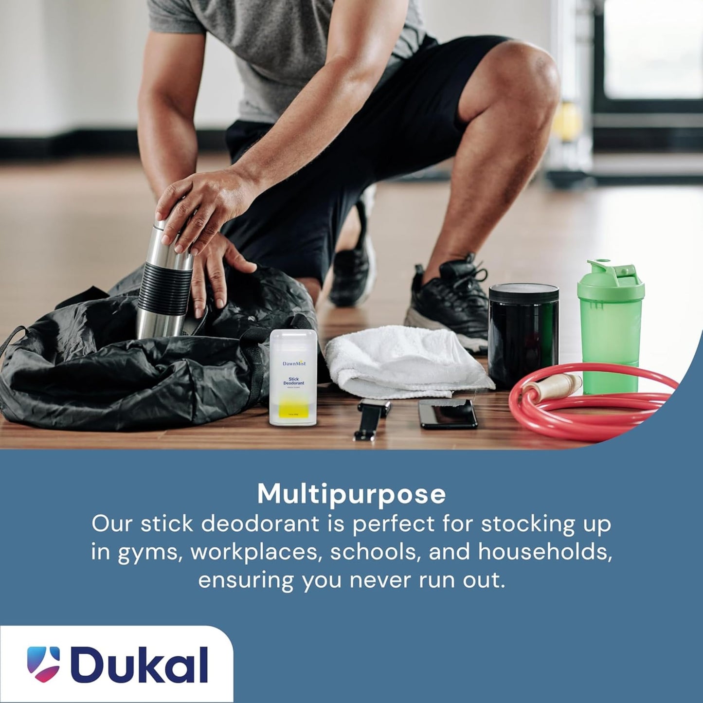 Dukal DawnMist Stick Deodorant, Fresh Scent, 1.6 oz. - Bulk Case of 144 - Long-Lasting Odor Protection for Travel, Hospitality, and Everyday Use Beauty and Personal Care DawnMist