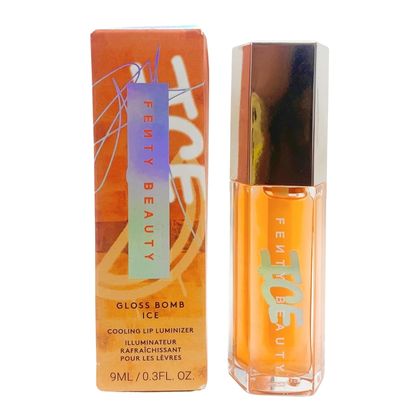 FENTY BEAUTY by Rihanna Gloss Bomb Ice Cooling Lip Luminizer - Melon Chillz (9 mL/.3 Fl Oz) Beauty & Personal Care FENTY BEAUTY