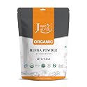 Just Jaivik Henna Powder (Lawsonia Inermis) for Hair - 100% Natural, USDA Certified Organic by OneCert Asia, No Chemicals or Additives, 227 Gms / 0.5 Beauty & Personal Care Just Jaivik