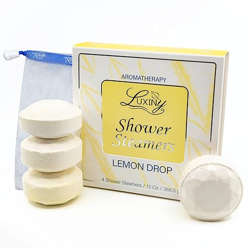 Shower Bombs Aromatherapy in Your Shower, American Made by Luxiny, Shower Steamer Tablets Melt to Release a Fragrant Vapor for Natural Stress Relief… Beauty & Personal Care Luxiny