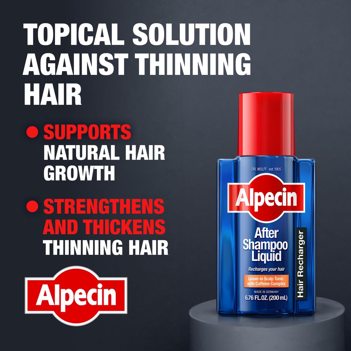 Alpecin After Shampoo Caffeine Liquid 6.76 fl oz