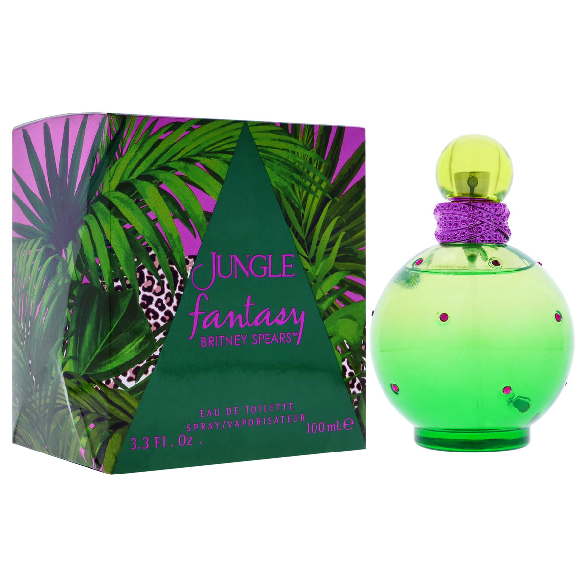 Britney Spears Jungle Fantasy Limited Edition Eau De Toilette Spray for Women, 3.3 Fl Oz Beauty & Personal Care Britney Spears
