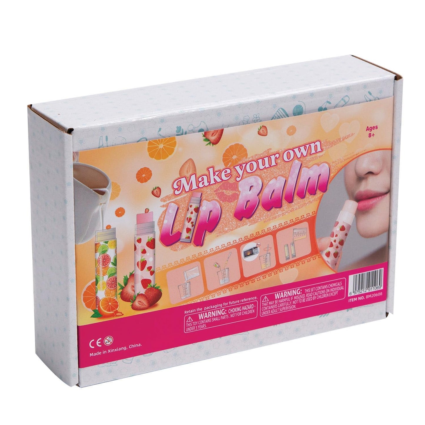 Fun Express Lip Balm Kit - Natural Lip Balm Crafting Set for Girls - Personalized Making Kit, Creative Kids DIY - Natural Balm Set, Fun Crafting Beauty and Personal Care Fun Express