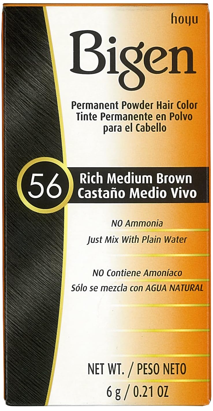 Bigen Permanent Powder Hair Color 56 Medium Brown 1 ea Beauty & Personal Care Bigen