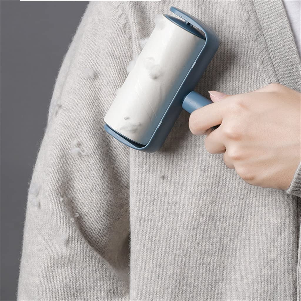 HIONJIN Sticky Hair Sticker tearable Roller Brush roll Paper Depilatory Hair Remover Clothing Cleaning Sticky Hair Roller Sticky Cylinder(Gray) Beauty and Personal Care HIONJIN
