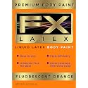 Liquid Latex - Face and Body Paint, Ammonia Free, Easy On and Off, Cosplay Makeup, Create Professional Monster, Zombie Arts 16 Oz (Fluorescent Orange) Beauty & Personal Care Liquid Latex Fashions
