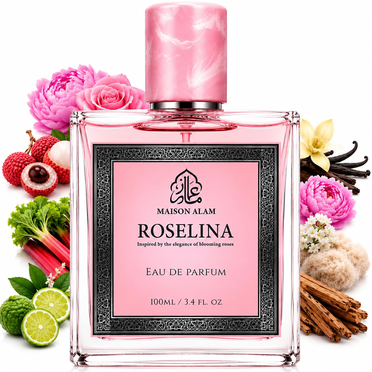 Maison Alam Roselina Long Lasting Perfume for Women, Eau De Parfum, 100 ml Beauty & Personal Care AJO MERCHANDISE