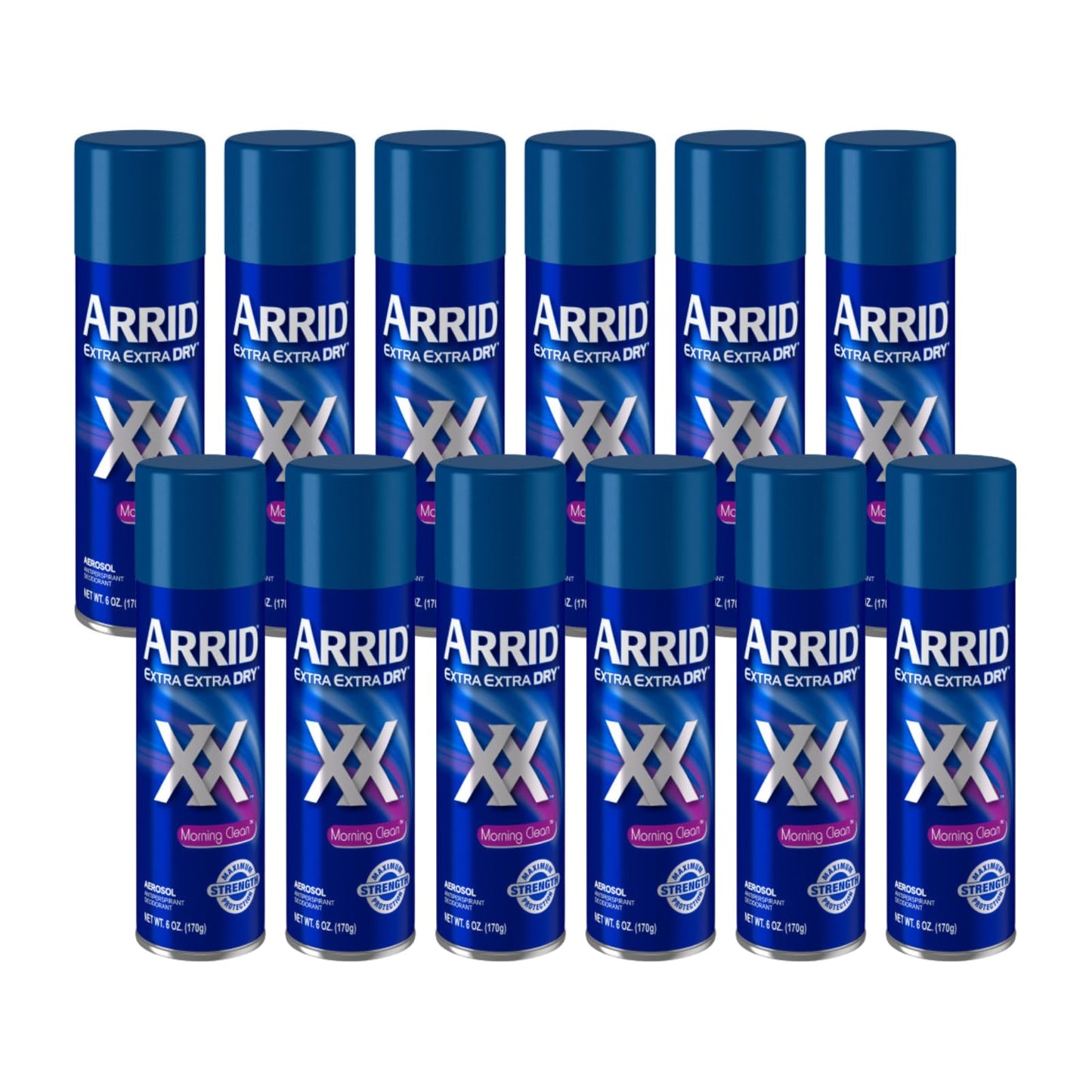 Arrid XX Anti-Perspirant Deodorant Spray, Morning Clean 6 oz (Pack of 12) Beauty and Personal Care Arrid