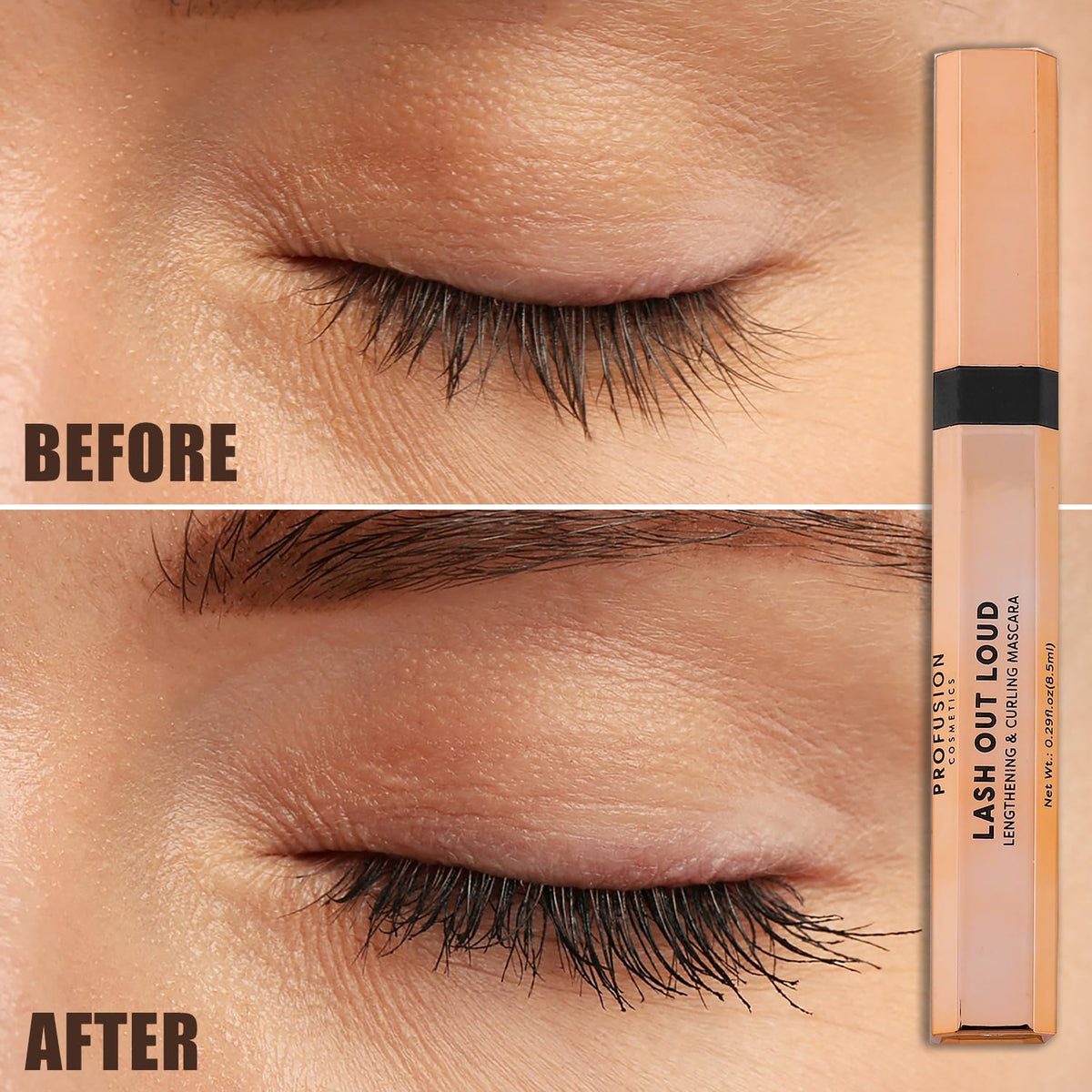 Profusion Cosmetics Lash Out Loud Volumizing and Lengthening Mascara Achieve Ultimate Lash Goals and Get Clump Free, Smudge-Resistant Lashes Beauty & Personal Care Profusion Cosmetics