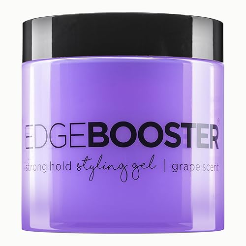 Style Factor EDGE BOOSTER® Strong Hold Styling Gel | Alcohol-Free Hair Gel with Camellia Sinensis Seed Oil for Curly, Wavy & Sleek Styles | Frizz Beauty & Personal Care Style Factor