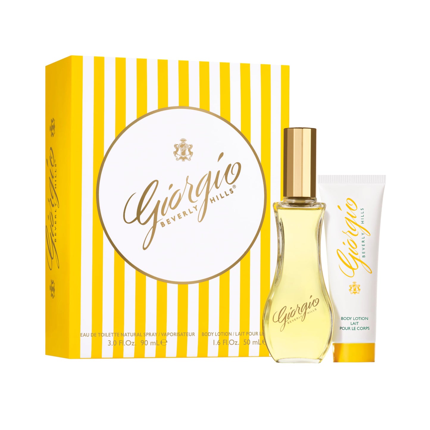 Giorgio Beverly Hills Eau de Toilette 2 Piece Fragrance Gift Set for Women, Includes EDT Spray and Body Lotion - Floral Scent, 3.0 fl oz Beauty & Personal Care GIORGIO BEVERLY HILLS