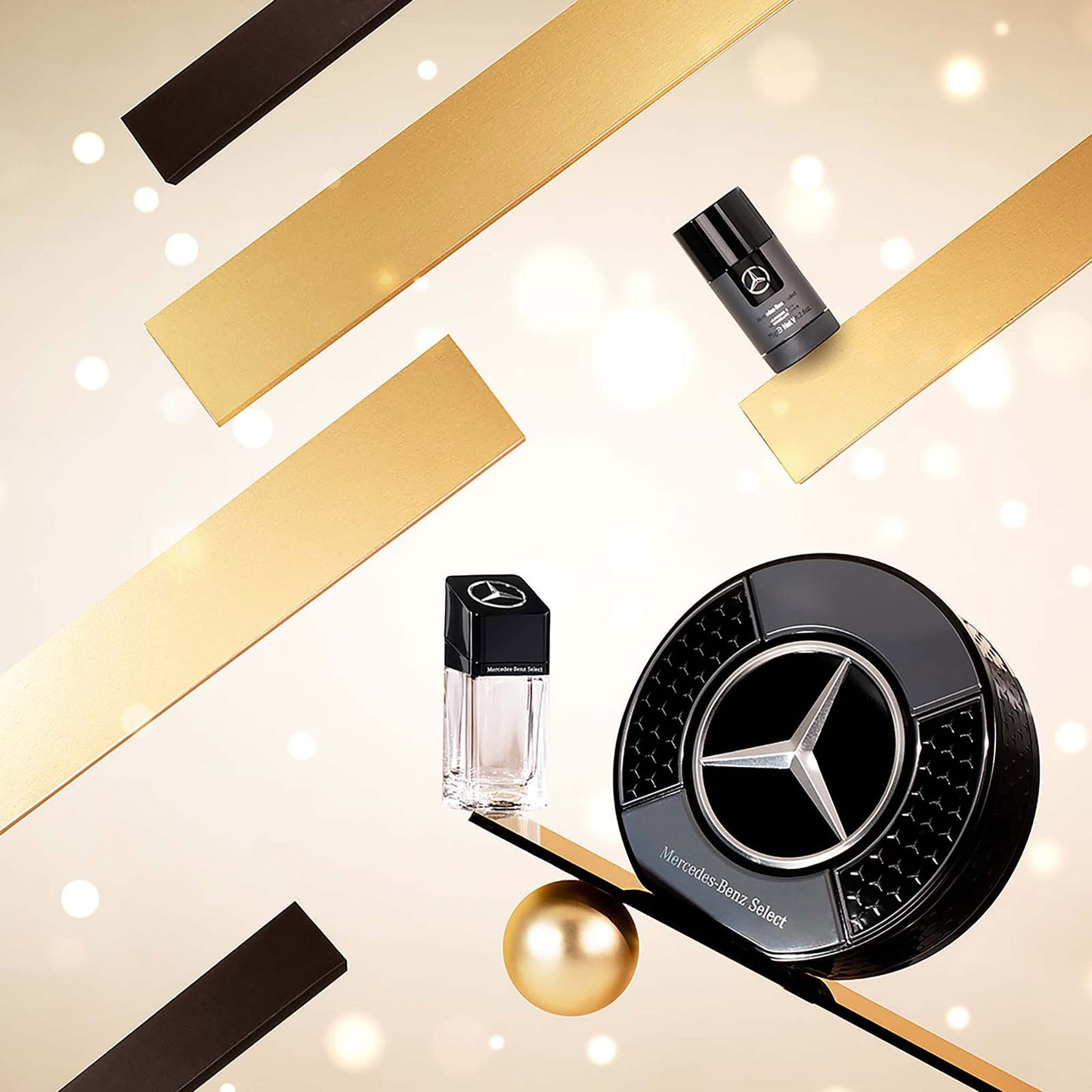 Mercedes-Benz Select - Notes Of Bergamot, Peppermint And Patchouli - Sensual Fragrance For Men - Glides On Smoothly - Alcohol Free - Keeps Skin Soft Beauty and Personal Care Mercedes Benz